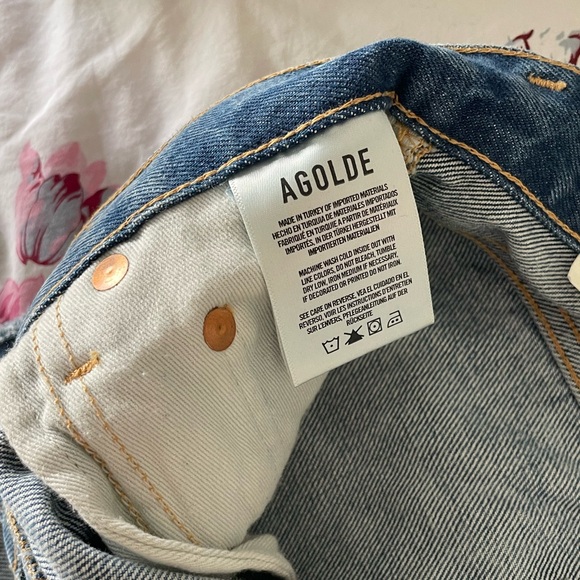 NWT Agolde Dee high rise shorts - Picture 2 of 3